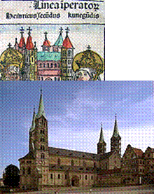 https://upload.wikimedia.org/wikipedia/commons/thumb/a/ae/Nuremberg_chronicles_-_Henry_II_and_Cunegundis_%28CLXXXVIr%29.jpg/150px-Nuremberg_chronicles_-_Henry_II_and_Cunegundis_%28CLXXXVIr%29.jpg,https://upload.wikimedia.org/wikipedia/commons/thumb/0/03/Bamberger_Dom_BW_6.JPG/220px-Bamberger_Dom_BW_6.JPG